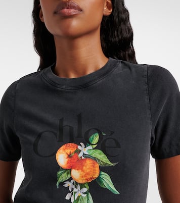 Bedrucktes T-Shirt aus Baumwolle | Chloé