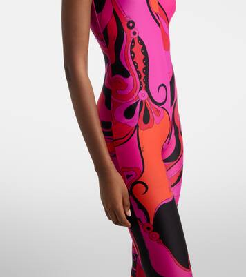 Orchidee halterneck jumpsuit | Pucci