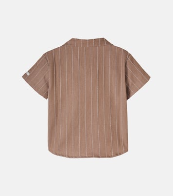 Lucian striped bowling shirt | Donsje