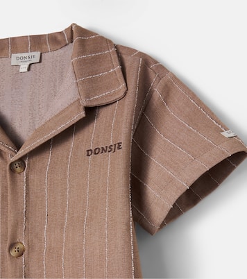 Lucian striped bowling shirt | Donsje
