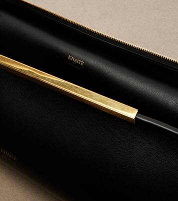 Donna leather clutch | Khaite