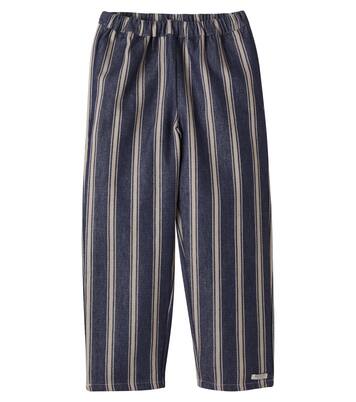 Menno striped cotton pants | Donsje