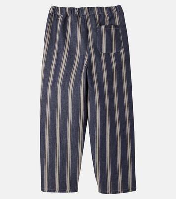 Menno striped cotton pants | Donsje