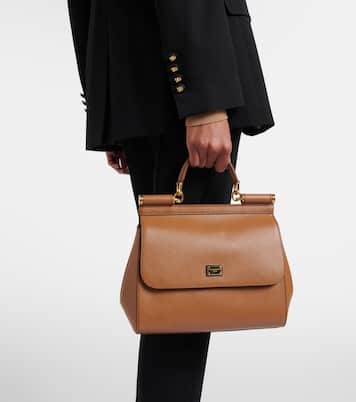 Sicily Large leather shoulder bag | Dolce&Gabbana