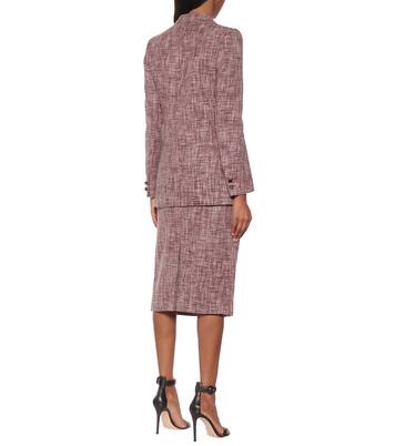 Linen and wool-blend blazer | Victoria Beckham