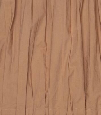 Queens Park cotton blouse | Caramel