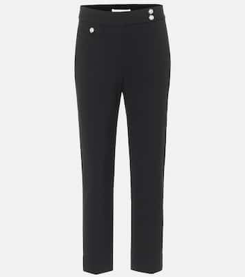 Renzo high-rise slim cropped pants | Veronica Beard