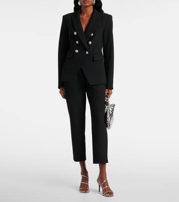 Renzo high-rise slim cropped pants | Veronica Beard