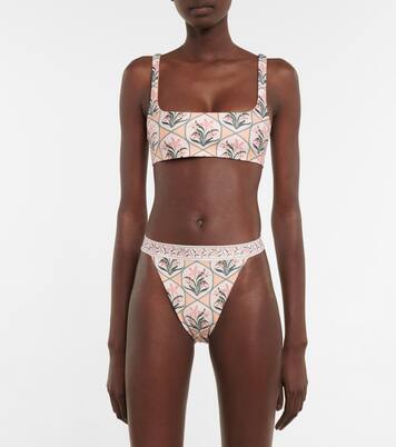 Culotte de bikini Lluvia imprimée | Agua by Agua Bendita