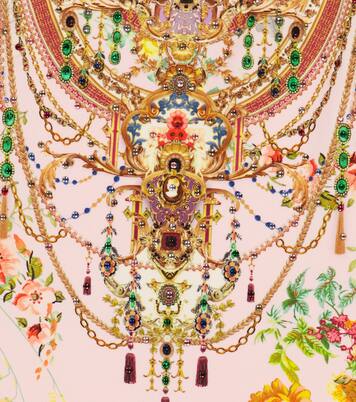 Floral printed tie-detail swimsuit | Camilla Kids