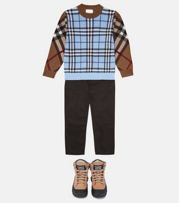 Sweatshirt aus Wolle und Baumwolle | Burberry Kids