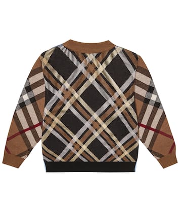 Sweatshirt aus Wolle und Baumwolle | Burberry Kids