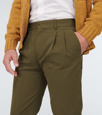 Pantalones rectos City de algodón | Loro Piana