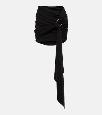 Minirock Fran aus Tech-Jersey | The Attico