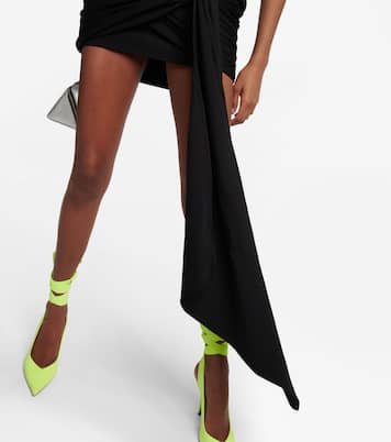 Minirock Fran aus Tech-Jersey | The Attico