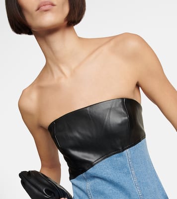 Minikleid aus Denim | Staud