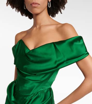 Robe longue à encolure bardot | Vivienne Westwood