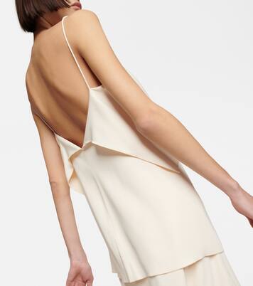 Draped twill top | Toteme