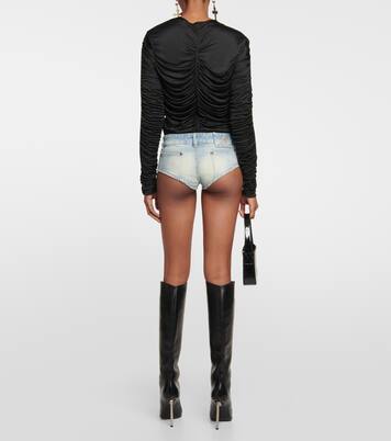 Shorts di jeans a vita bassa | Blumarine