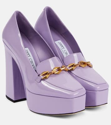 Plateau-Pumps Diamond Tilda aus Lackleder | Jimmy Choo