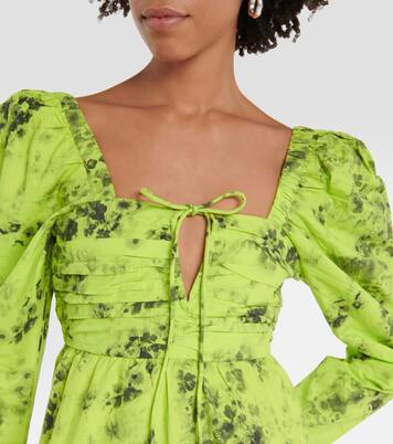 Robe imprimée en coton | Ganni