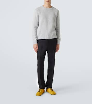 Schmale Hose aus Mohair und Wolle | Prada