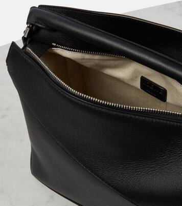 Puzzle Edge Medium leather tote bag | Loewe