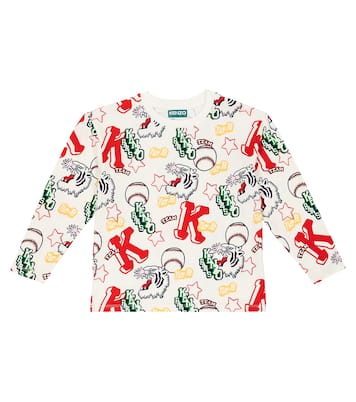 Tiger cotton-blend sweatshirt | Kenzo Kids