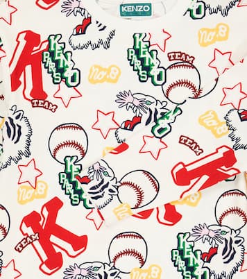 Tiger cotton-blend sweatshirt | Kenzo Kids