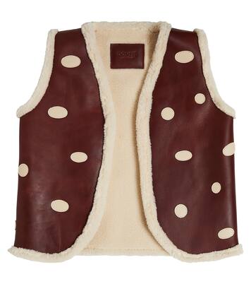 Caro leather vest | Donsje