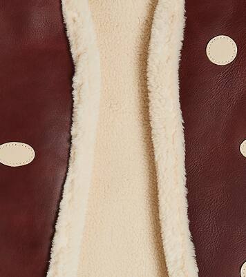 Caro leather vest | Donsje