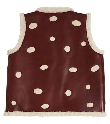 Caro leather vest | Donsje