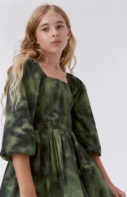 Cherisa smocked tie-dye dress | Molo