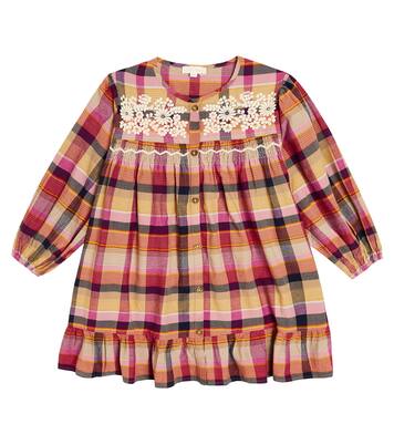 Massilia checked cotton dress | Louise Misha