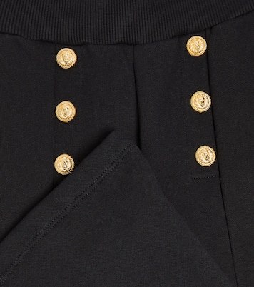 Mid-Rise-Schlaghose aus Baumwolle | Balmain Kids