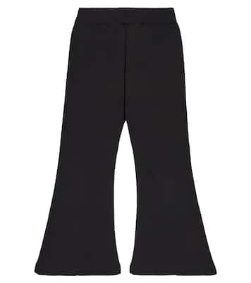 Mid-Rise-Schlaghose aus Baumwolle | Balmain Kids