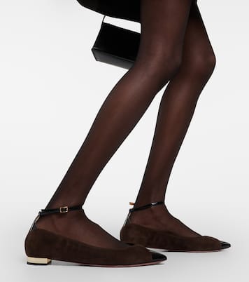 Pinot suede ballet flats | Aquazzura