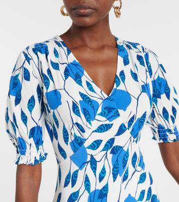 Robe midi Jemma imprimée en crêpe | Diane von Furstenberg