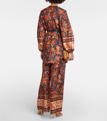 Bedruckte Bluse Junie aus Seide | Zimmermann