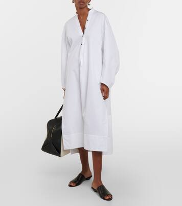 Vestido midi Brom de algodón | Khaite