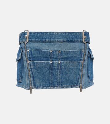 Toolbelt denim miniskirt | Dion Lee