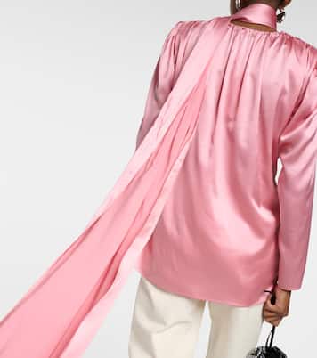 Bluse aus einem Seidengemisch | Magda Butrym