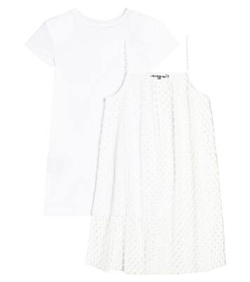 Vestido de algodón con lunares | Balmain Kids