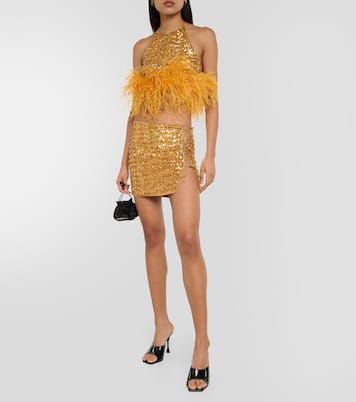 Minirock mit Pailletten | Oséree