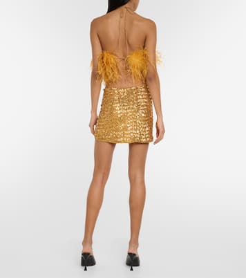 Minirock mit Pailletten | Oséree