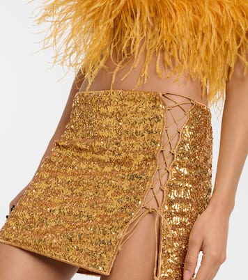 Minirock mit Pailletten | Oséree
