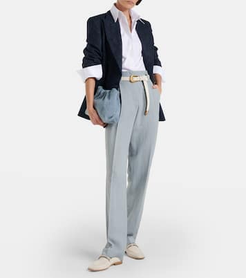 Gerade Mid-Rise-Hose | Brunello Cucinelli