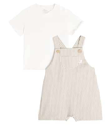 Baby Set aus T-Shirt und Latzhose | Il Gufo