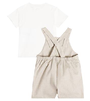 Baby Set aus T-Shirt und Latzhose | Il Gufo