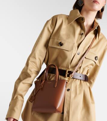 Toy Shopping Mini leather tote bag | Saint Laurent